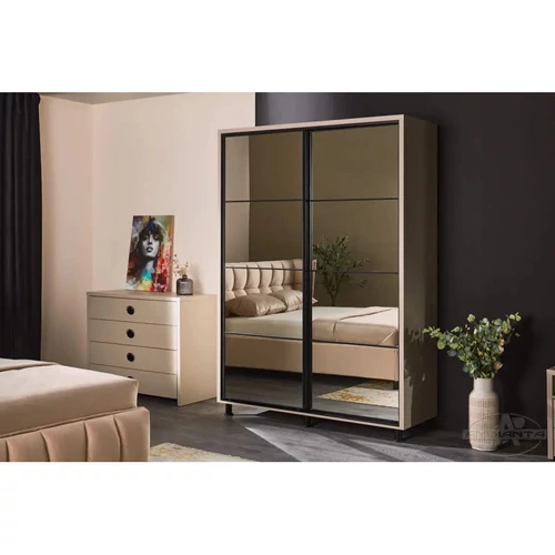 TORINO tolóajtós gardrób 1.2 m Bútorlap fehér - 18. kép