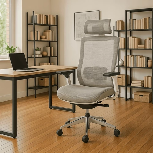 Ergonomikus bézs forgószék