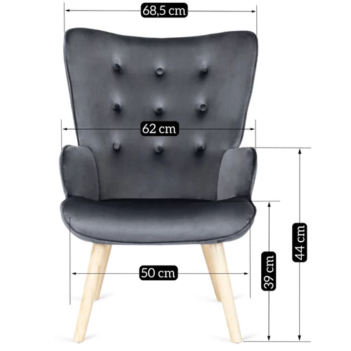 Loft stílusú szürke loungeszék