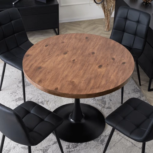 Rusztikus tölgyfa asztal  100 cm