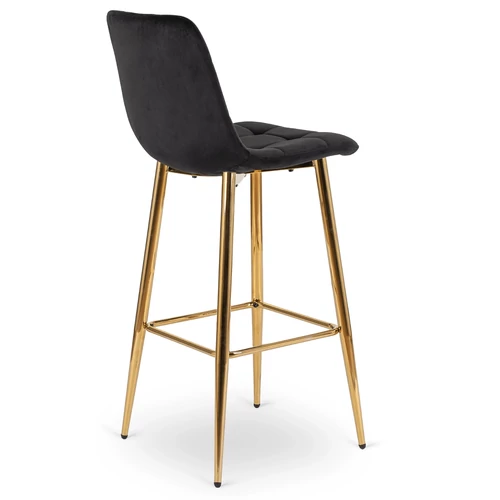 Ariel fekete bársony szék modern design