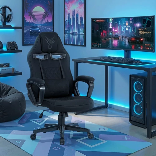 VIDAL fekete forgó gamer szék