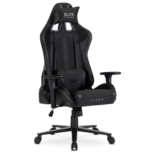 FLASH fekete forgó gamer szék