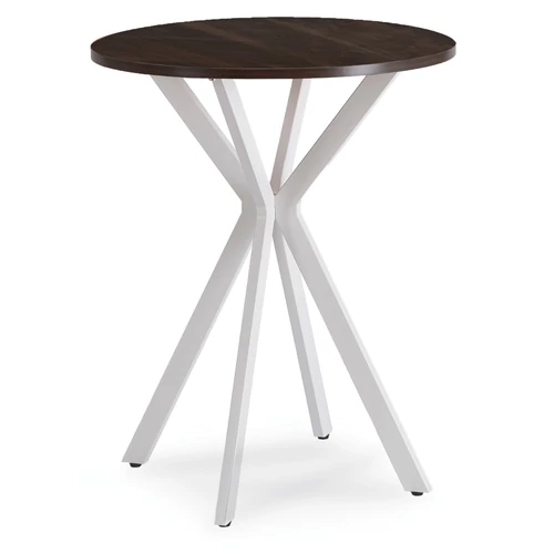 LAUREN asztal 60 cm Dió/Fehér