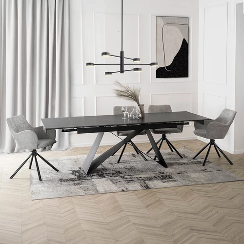 Elegáns fekete márványt idéző felület