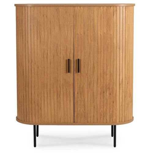 Modern design és strapabíró konstrukció.  TRISH Fiókos Komód Tölgyfa