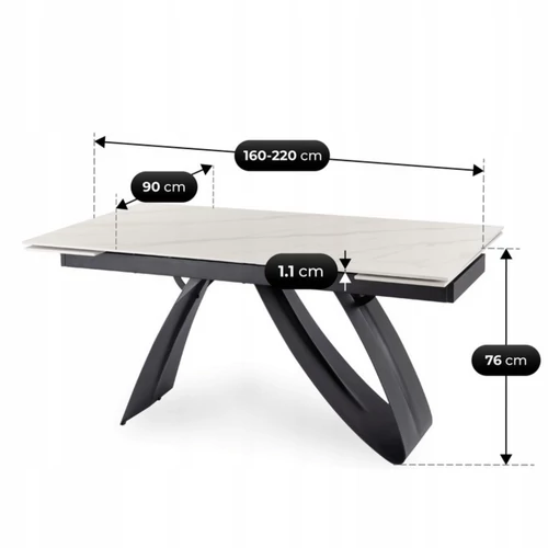 160-220 cm közötti kihúzás