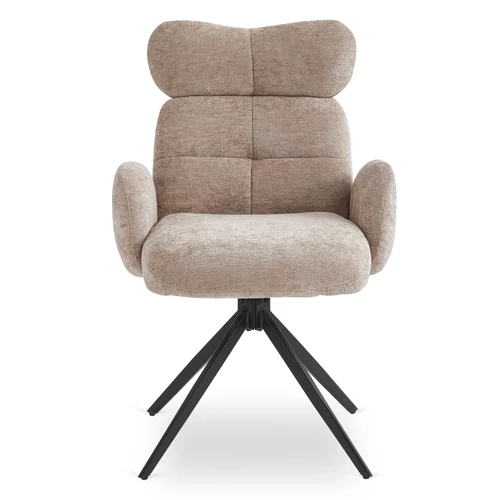 Bézs boucle forgószék design