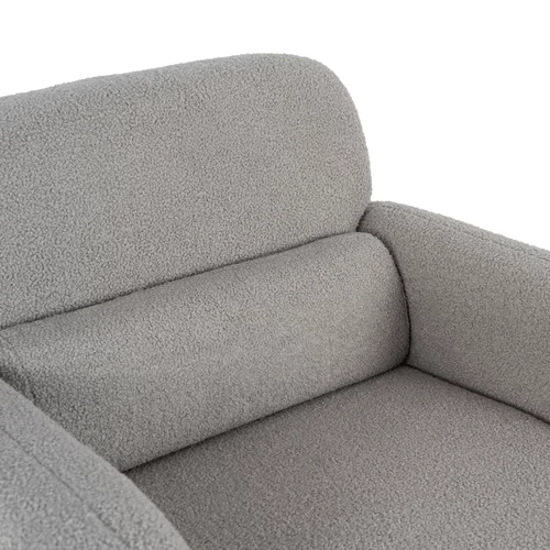 Modern design  szürke boucle betéttel