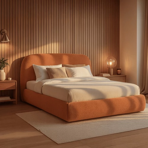 ROSSO ágy 160x200 Rude Boucle konténer