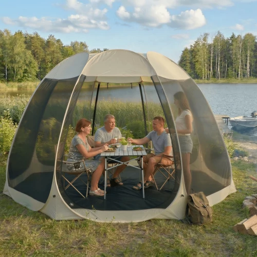 Pawilon CAMA 354 cm Altana Ogrodowa Beż/Fekete