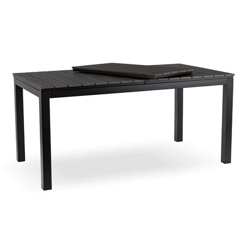 Kerti asztal ARGOS 160-210 cm Sötétszürke tölgy/Fekete