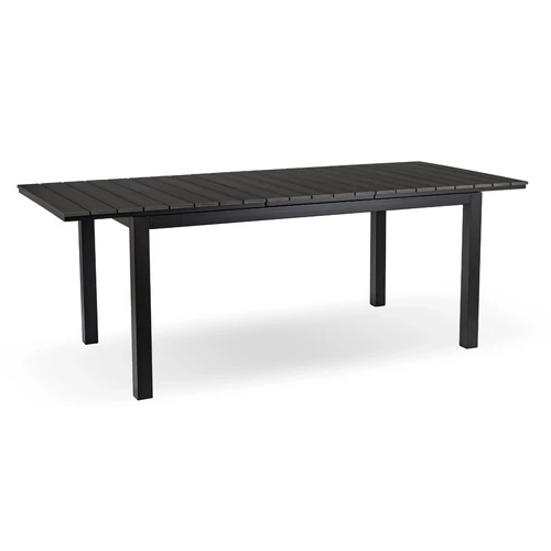 Kerti asztal ARGOS 160-210 cm Sötétszürke tölgy/Fekete
