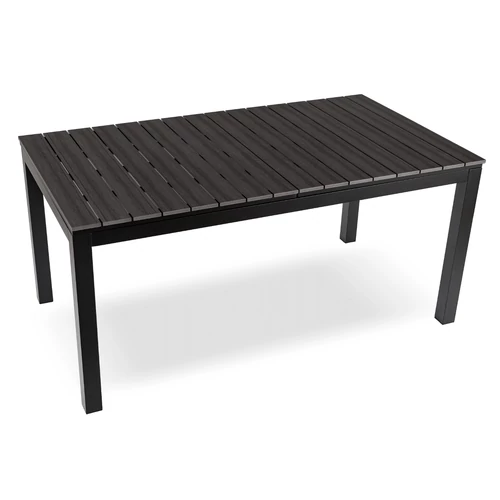 Kerti asztal ARGOS 160-210 cm Sötétszürke tölgy/Fekete