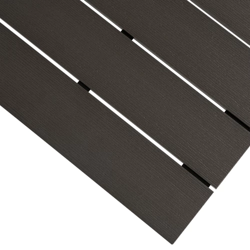 Kerti asztal ARGOS 160-210 cm Sötétszürke tölgy/Fekete
