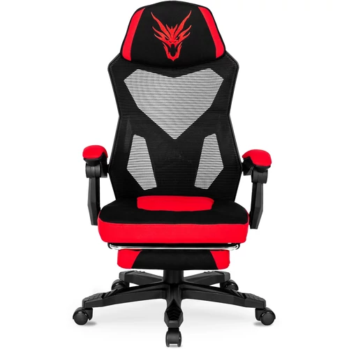 Elegáns fekete-piros gamer szék