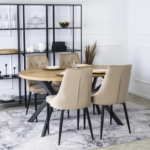 Modern design bézs színen