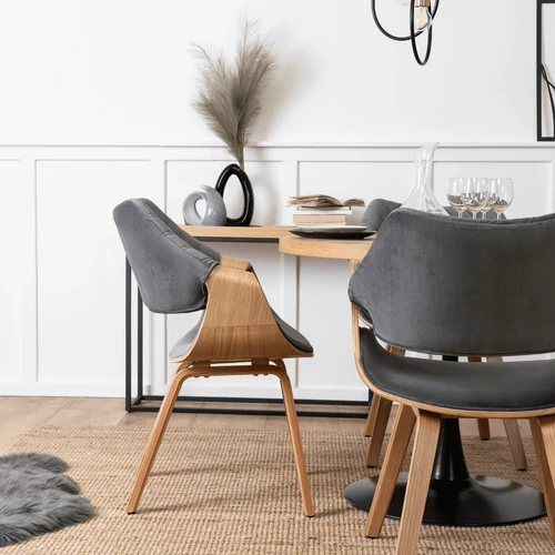 Luise szék design szürke árnyalatban