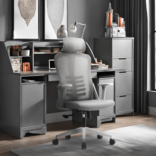 Ergonomikus szürke forgószék