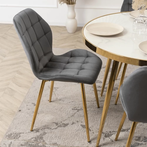Modern design  lábtartó arany színen