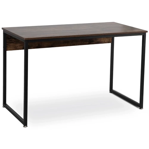 ROSS Íróasztal 120 cm Rusztikus Tölgyfa/Fekete
