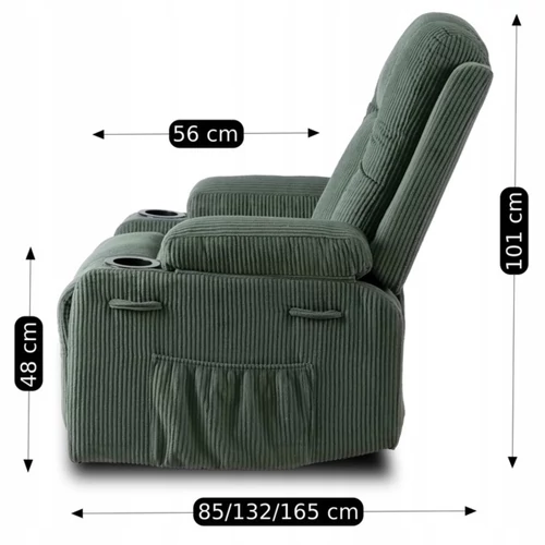 BOX zöld masszázsfotel – tökéletes relax!