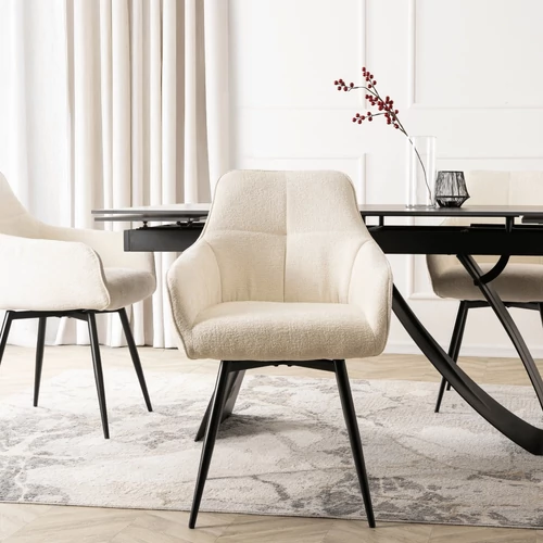 Elegáns boucle 소재val