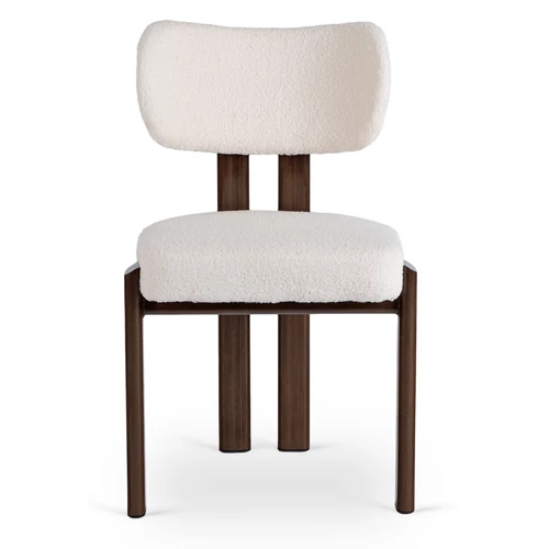 Elegáns krémszínű boucle ülés