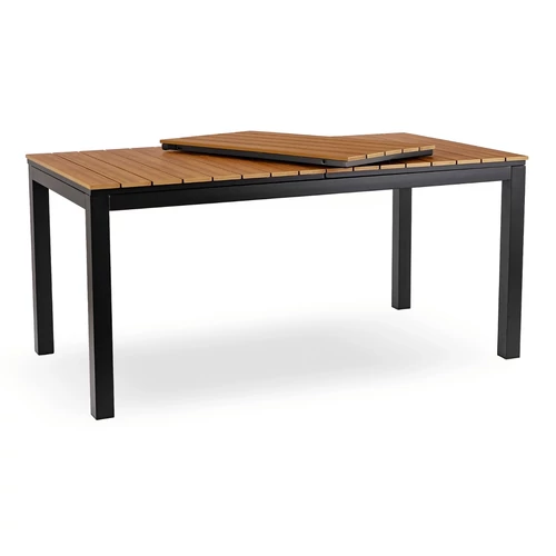 ARGOS Kerti asztal 160-210 cm Tölgyfa/Fekete