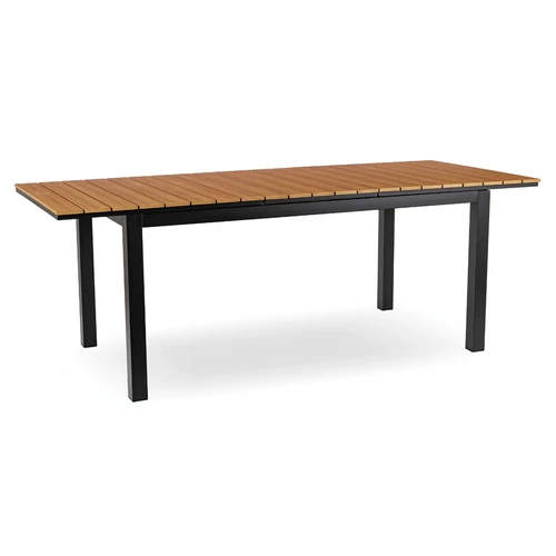 ARGOS Kerti asztal 160-210 cm Tölgyfa/Fekete