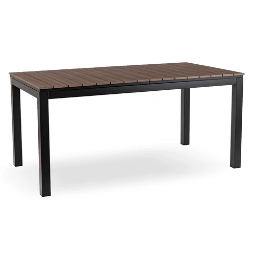 ARGOS Kerti asztal 160-210 cm Diófa/Fekete