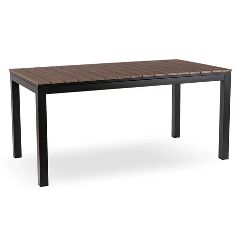 ARGOS Kerti asztal 160-260 cm Diófa/Fekete
