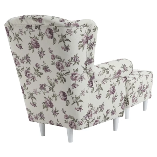 Elegáns rose színű fotel puff