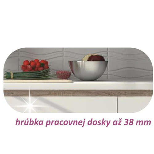 Modern alsószekrény fehér színben