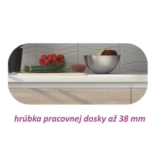 LINE tölgy sonoma kétajtós mosogatószekrény