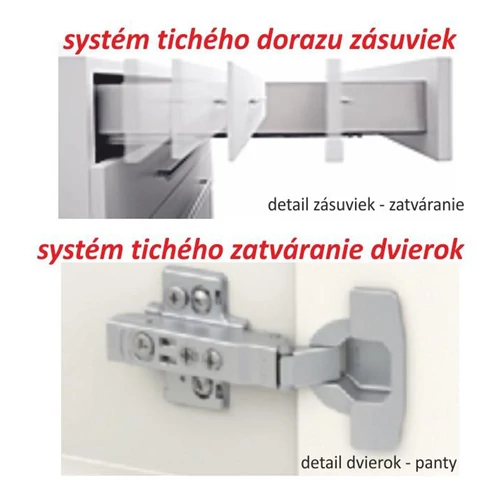 LINE G80 Tölgy Sonoma felsőszekrény