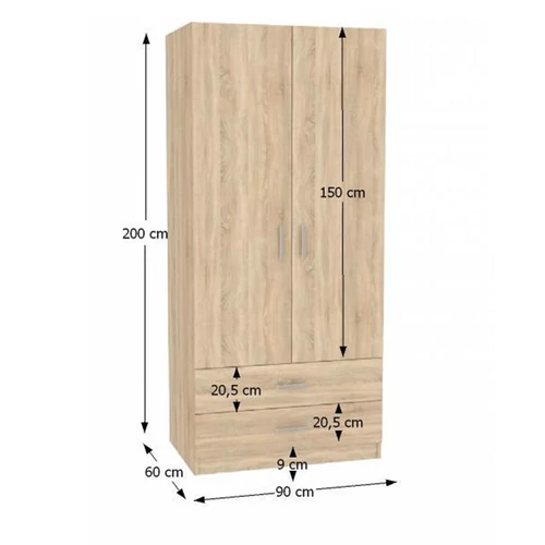 Elegáns laminált szekrény