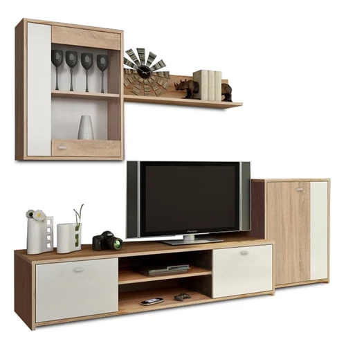 Modern design és fehér szín kombinációja a Genta bútorban.