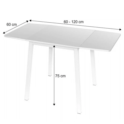Fehér MDF fóliázott/fém konstrukció