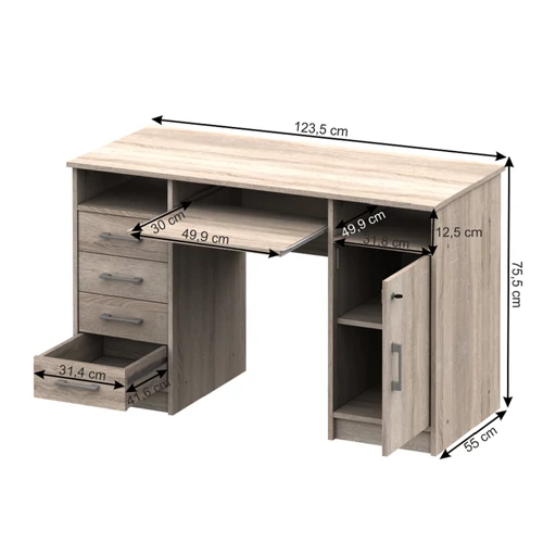 Modern design  tölgy színben