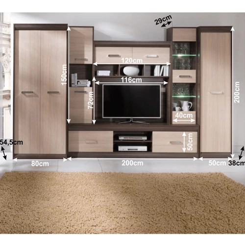 Modern bútorkészlet.  DTD/MDF anyag