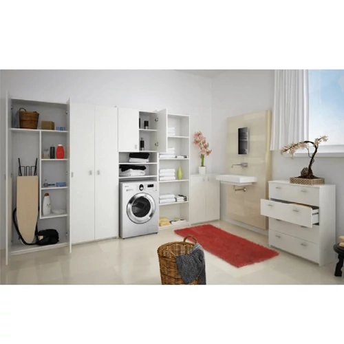 NATALI TIP 2 fehér laminált polcos szekrény