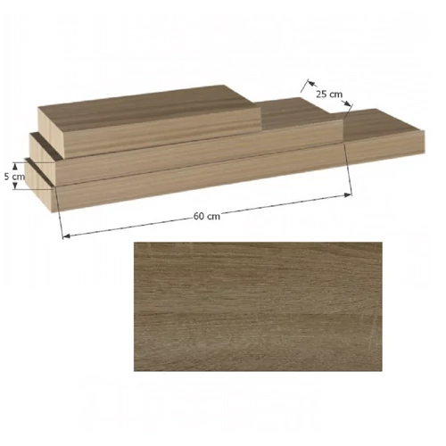 GANA FY 11044-3 60 tölgy trufla polc
