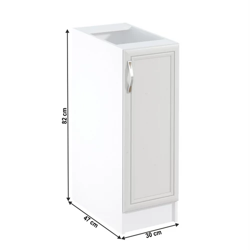 Jobb oldali alsószekrény D30 méretben