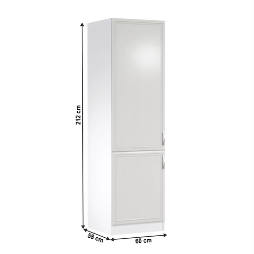 Konyhaszekrény D60ZL fehér/sosna