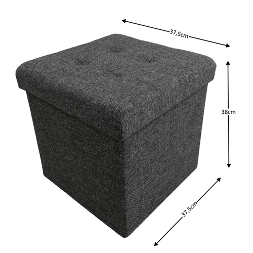 Sötétszürke FALON puff