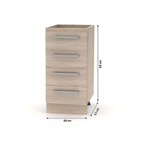 Modern design és praktikus tárolás a konyhában