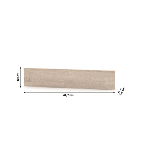 NOVA PLUS NOPL-062-00 tölgy sonoma alacsonyszekrény oldalsó léc