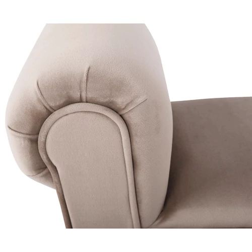 Lóca anyagú velvet bézs-szürke