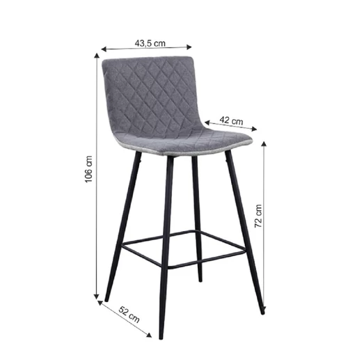 Modern designú bár szék a TORANA kollekcióból